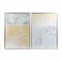 Pintura DKD Home Decor Abstrato 70 x 3 x 100 cm (2 Unidades) de DKD Home Decor, Impressões sobre tela - Ref: S3028486, Preço:...