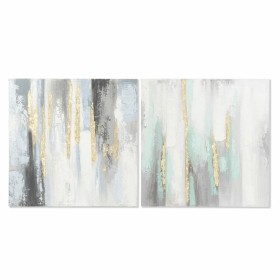 Cadre DKD Home Decor Abstrait 80 x 3 x 80 cm Moderne (2 Unités) de DKD Home Decor, Impressions sur toile - Réf : S3028531, Pr...