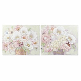 Painting DKD Home Decor Vase 100 x 3 x 80 cm Shabby Chic (2 Units) by DKD Home Decor, Prints on Canvas - Ref: S3028533, Price...