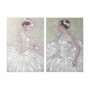 Cuadro DKD Home Decor 80 x 3 x 120 cm Bailarina Ballet Tradicional (2 Unidades) de DKD Home Decor, Impresiones sobre lienzo -...