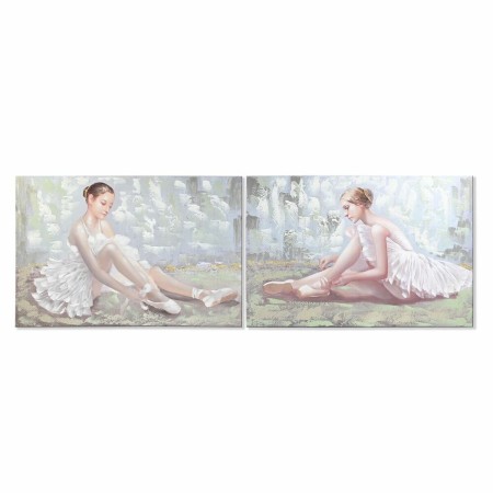 Painting DKD Home Decor 120 x 3 x 80 cm Ballet Dancer Traditional (2 Units) by DKD Home Decor, Prints on Canvas - Ref: S30285...