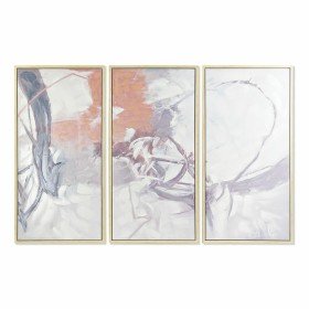 Conjunto de 3 quadros DKD Home Decor 180 x 4 x 120 cm Abstrato Urbana de DKD Home Decor, Impressões sobre tela - Ref: S302856...