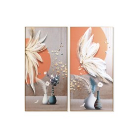 Cadre DKD Home Decor 80 x 3 x 160 cm Vase (2 Unités) de DKD Home Decor, Impressions sur toile - Réf : S3028597, Prix : 267,65...