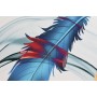 Pintura DKD Home Decor Plumas 180 x 3 x 60 cm (2 Unidades) de DKD Home Decor, Impressões sobre tela - Ref: S3028599, Preço: 2...