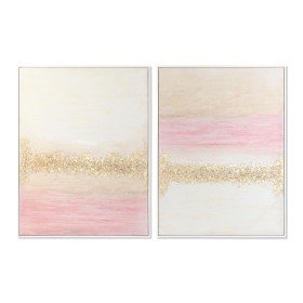 Pintura DKD Home Decor Eye Abstrato 80 x 3 x 120 cm Escandinavo (2 Unidades) | Tienda24 - Global Online Shop Tienda24.eu