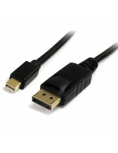 Cable DisplayPort Mini a DisplayPort Startech MDP2DPMM2M (2 m) 4K Ultra HD Negro de Startech, Cables DisplayPort - Ref: S55...