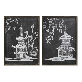 Pintura DKD Home Decor 50 x 2,8 x 70 cm Oriental (2 Unidades) de DKD Home Decor, Impressões sobre tela - Ref: S3028641, Preço...