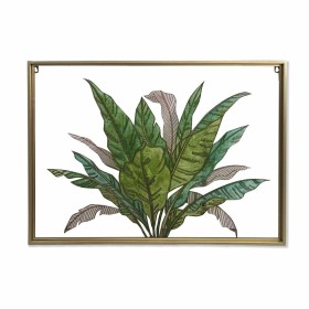 Leinwand DKD Home Decor Tropical Pflanzenblatt (80 x 3 x 60 cm) von DKD Home Decor, Leinwanddrucke - Ref: S3028652, Preis: 98...