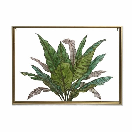 Leinwand DKD Home Decor Tropical Pflanzenblatt (80 x 3 x 60 cm) | Tienda24 - Global Online Shop Tienda24.eu