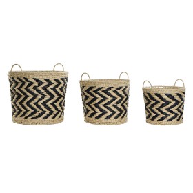 Set de basket DKD Home Decor Fibre (40 x 40 x 35 cm) de DKD Home Decor, Boîtes - Réf : S3028719, Prix : 80,65 €, Remise : %