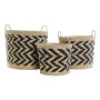 Set de basket DKD Home Decor Fibre (40 x 40 x 35 cm) de DKD Home Decor, Boîtes - Réf : S3028719, Prix : 70,66 €, Remise : %