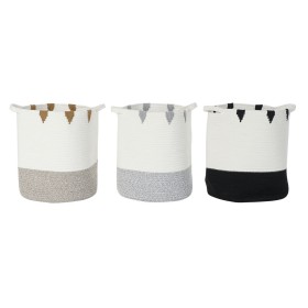 Basket DKD Home Decor 34 x 34 x 40 cm Boho (3 Pieces) by DKD Home Decor, Boxes - Ref: S3028723, Price: 70,82 €, Discount: %