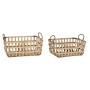 Basket set DKD Home Decor Bamboo Tropical (44 x 31,5 x 25 cm) by DKD Home Decor, Boxes - Ref: S3028756, Price: 43,03 €, Disco...