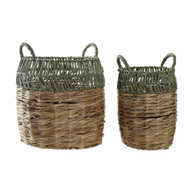 Conjunto de Cestas DKD Home Decor Rotim (33 x 33 x 40 cm) de DKD Home Decor, Caixas - Ref: S3028765, Preço: 67,22 €, Desconto: %