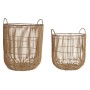 Set de basket DKD Home Decor Rotin (40 x 40 x 51,5 cm) de DKD Home Decor, Boîtes - Réf : S3028787, Prix : 68,44 €, Remise : %