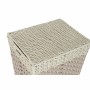 Cesto per i Panni Sporchi DKD Home Decor Naturale Intrecciato Metallo Fibra (43 x 35 x 59 cm) di DKD Home Decor, Ceste per la...