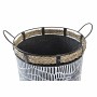 Basket set DKD Home Decor Rope Iron (52 x 42 x 58 cm) by DKD Home Decor, Boxes - Ref: S3028842, Price: 98,35 €, Discount: %