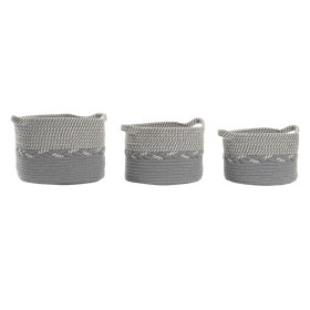 Conjunto de Cestas DKD Home Decor 28 x 28 x 21 cm de DKD Home Decor, Caixas - Ref: S3028858, Preço: 27,71 €, Desconto: %