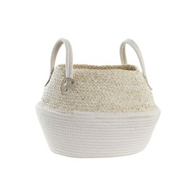 Basket DKD Home Decor 37 x 37 x 25 cm Natural Fibre by DKD Home Decor, Boxes - Ref: S3028871, Price: 29,97 €, Discount: %