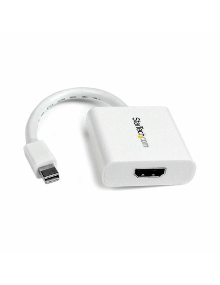 Mini Display Port to HDMI Adapter Startech MDP2HDW White | Tienda24 Tienda24.eu