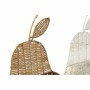 Korb DKD Home Decor An der Wand montiert 55 x 33 x 14 cm Rattan (2 Stück) von DKD Home Decor, Aufbewahrungskörbe - Ref: S3028...