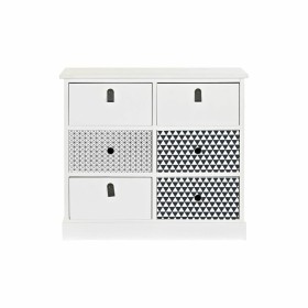 Caisson à Tiroirs DKD Home Decor Gris Blanc Bois de paulownia (68 x 25 x 62 cm) de DKD Home Decor, Commodes - Réf : S3028886,...