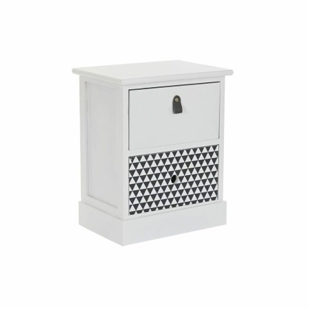 Cassettiera DKD Home Decor Grigio Bianco Legno di paulownia (36 x 25 x 44,5 cm) di DKD Home Decor, Comò e cassettiere - Rif: ...