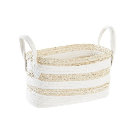 Basket DKD Home Decor 33 x 16 x 19 cm Natural Fibre by DKD Home Decor, Boxes - Ref: S3028894, Price: 22,99 €, Discount: %