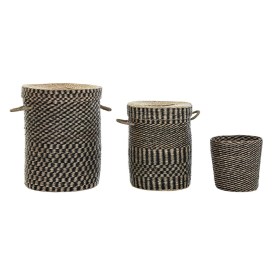 Juego de Cestas DKD Home Decor Colonial Fibra (45 x 45 x 56 cm) de DKD Home Decor, Cajas - Ref: S3028916, Precio: 118,71 €, D...