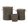 Conjunto de Cestas DKD Home Decor Colonial Fibra (45 x 45 x 56 cm) de DKD Home Decor, Caixas - Ref: S3028916, Preço: 118,71 €...