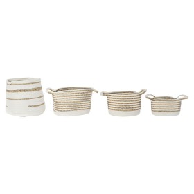 Basket set DKD Home Decor 36 x 36 x 34 cm Boho (4 Pieces) by DKD Home Decor, Boxes - Ref: S3028927, Price: 65,12 €, Discount: %