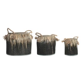 Basket set DKD Home Decor Colonial (44 x 44 x 48 cm) by DKD Home Decor, Boxes - Ref: S3028954, Price: 77,49 €, Discount: %