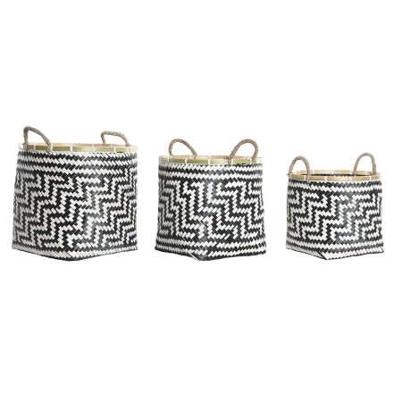 Set de basket DKD Home Decor Bambou 40 x 40 x 44 cm de DKD Home Decor, Boîtes - Réf : S3028958, Prix : 54,55 €, Remise : %