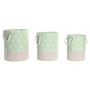 Juego de Cestas DKD Home Decor Poliéster EVA Geométrico (30 x 30 x 35 cm) | Tienda24 - Global Online Shop Tienda24.eu