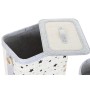 Juego de Cestos DKD Home Decor Blanco Negro Gris Dorado Bambú Estrellas 41 x 31 x 42 cm (4 Piezas) (2 Unidades) de DKD Home D...