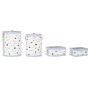 Conjunto de Cestas DKD Home Decor Estrelas Bambu 36 x 36 x 50 cm (4 pcs) de DKD Home Decor, Caixas e baús de arrumação - Ref:...