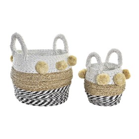 Conjunto de Cestas DKD Home Decor Colonial (34 x 33 x 26 cm) de DKD Home Decor, Caixas - Ref: S3028982, Preço: 48,73 €, Desco...