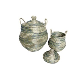 Set de basket DKD Home Decor Tropical (46 x 46 x 56 cm) de DKD Home Decor, Boîtes - Réf : S3028985, Prix : 114,76 €, Remise : %