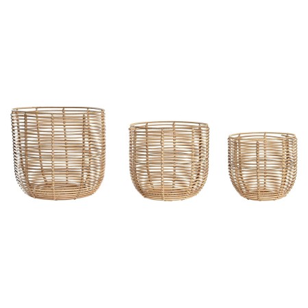 Set de basket DKD Home Decor Métal PP (36 x 36 x 32 cm) de DKD Home Decor, Boîtes - Réf : S3029039, Prix : 54,55 €, Remise : %