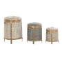 Conjunto de Cestas DKD Home Decor Bambu (31 x 31 x 45 cm) de DKD Home Decor, Caixas - Ref: S3029042, Preço: 100,58 €, Descont...