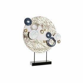 Figura Decorativa DKD Home Decor Azul Dorado Metal Blanco (52 x 8,3 x 61 cm) de DKD Home Decor, Adornos - Ref: S3029173, Prec...