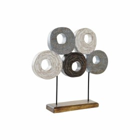 Figurine Décorative DKD Home Decor Multicouleur Fer Cercles (49 x 10 x 47 cm) de DKD Home Decor, Objets de décoration - Réf :...