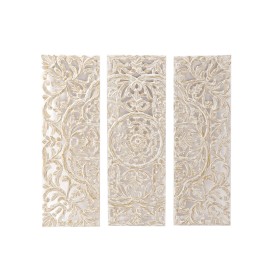 Decoração de Parede DKD Home Decor Branco Madeira MDF (30 x 2 x 89 cm) de DKD Home Decor, Adornos - Ref: S3029331, Preço: 61,...