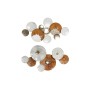 Wall Decoration DKD Home Decor 91 x 5 x 50 cm Terracotta White Circles (2 Units) | Tienda24 - Global Online Shop Tienda24.eu