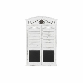 Espejo de pared DKD Home Decor Espejo Negro Madera Ventanas Blanco (60 x 7 x 94 cm) de DKD Home Decor, Espejos de pared - Ref...