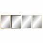 Miroir mural DKD Home Decor 56 x 2 x 76 cm Verre Naturel Gris Marron Blanc polystyrène (4 Pièces) | Tienda24 - Global Online Shop Tienda24.eu