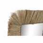 Miroir mural DKD Home Decor Verre Naturel Jute (55 x 3 x 55 cm) de DKD Home Decor, Miroirs muraux - Réf : S3029637, Prix : 65...