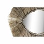 Miroir mural DKD Home Decor Verre Naturel Jute (54 x 3 x 34 cm) de DKD Home Decor, Miroirs muraux - Réf : S3029638, Prix : 39...