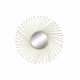 Wall mirror DKD Home Decor Golden Metal Crystal 84 x 2,5 x 84 cm by DKD Home Decor, Wall-Mounted Mirrors - Ref: S3029644, Pri...