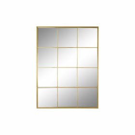 Miroir mural DKD Home Decor Doré Verre Fer Fenêtre 90 x 2 x 120 cm 90 x 1,8 x 120 cm de DKD Home Decor, Miroirs muraux - Réf ...